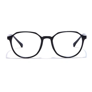 GRAVIATE by Coolwinks E12C7292 Matte Black Full Frame Round Eyeglasses for Men and Women