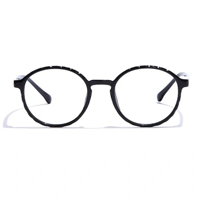 GRAVIATE by Coolwinks E12C7295 Glossy Black Full Frame Round Eyeglasses for Men and Women