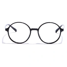 GRAVIATE by Coolwinks E12C7304 Glossy Black Full Frame Round Eyeglasses for Men and Women