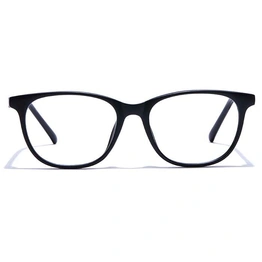 GRAVIATE by Coolwinks E12C7503 Matte Black Full Frame Round Eyeglasses for Men and Women