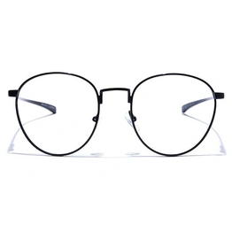 GRAVIATE by Coolwinks E12C7559 Glossy Black Full Frame Round Eyeglasses for Men and Women