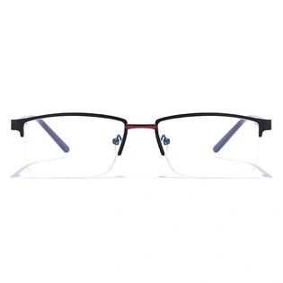 GRAVIATE by Coolwinks E12A6850 Matte Half Frame Rectangle Eyeglasses for Men and Women