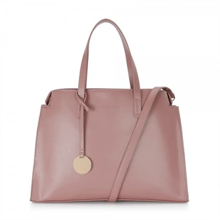 Harriet Satchel Medium Dusty Pink_1