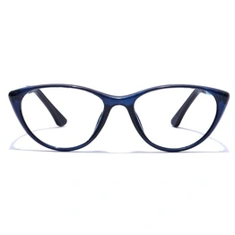 GRAVIATE by Coolwinks E20A7655 Glossy Blue Full Frame Cateye Eyeglasses for Women