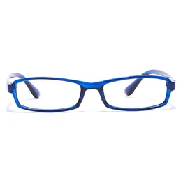 GRAVIATE by Coolwinks E20A7141 Glossy Blue Full Frame Rectangle Eyeglasses for Kids