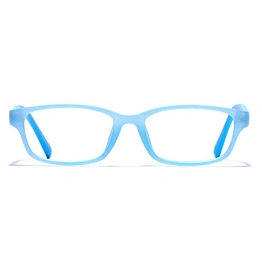 GRAVIATE by Coolwinks E20B6441 Matte Blue Full Frame Rectangle Eyeglasses for Kids