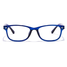 GRAVIATE by Coolwinks E20B7144 Glossy Blue Full Frame Rectangle Eyeglasses for Kids