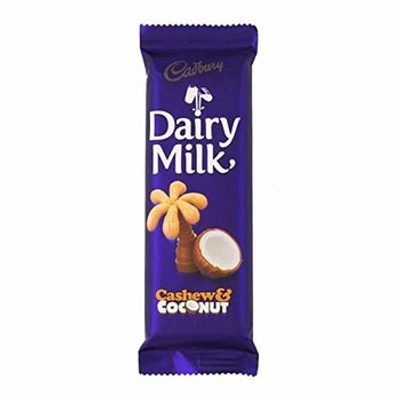 Cadbury Dairy Milk Cashew & Coconut Chocolate Bar, 80g