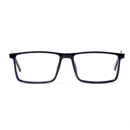 GRAVIATE by Coolwinks E12D5632 Glossy Blue Full Frame Rectangle Eyeglasses for Men and Women