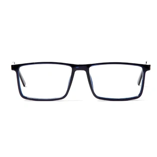 GRAVIATE by Coolwinks E12D5632 Glossy Blue Full Frame Rectangle Eyeglasses for Men and Women