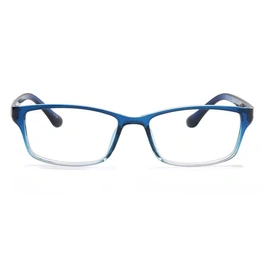 GRAVIATE by Coolwinks E20A6920 Glossy Blue Full Frame Rectangle Eyeglasses for Men and Women