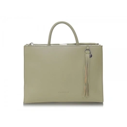 Loui Laptop Satchel Large Light Leaf_1