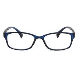 GRAVIATE by Coolwinks E20B6917 Glossy Blue Full Frame Rectangle Eyeglasses for Men and Women