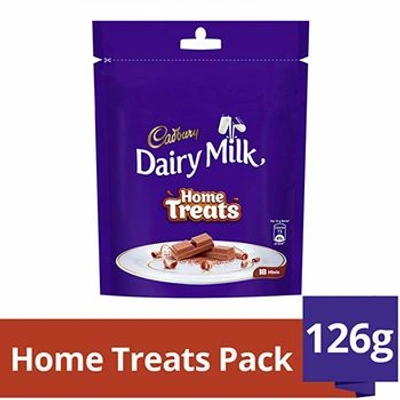 Cadbury Dairy Milk Chocolate Home Treats Pack, 126g (Pack of 4)