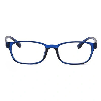 GRAVIATE by Coolwinks E20B6932 Glossy Blue Full Frame Rectangle Eyeglasses for Men and Women