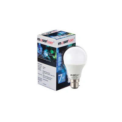 Moser Baer LED Bulb 7W (Warm White) – Pin Type (B22)