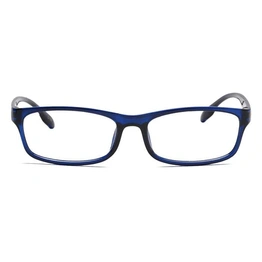 GRAVIATE by Coolwinks E20B6937 Glossy Blue Full Frame Rectangle Eyeglasses for Men and Women