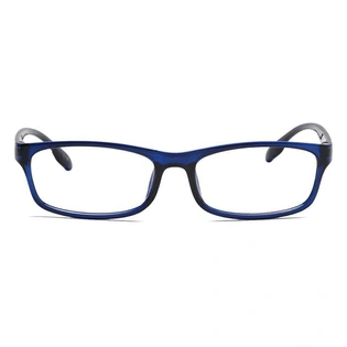 GRAVIATE by Coolwinks E20B6937 Glossy Blue Full Frame Rectangle Eyeglasses for Men and Women