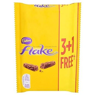 Cadbury Flake Chocolate, 102g - Pack of 4