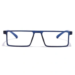 GRAVIATE by Coolwinks E20B7067 Matte Blue Full Frame Rectangle Eyeglasses for Men and Women