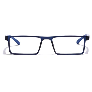 GRAVIATE by Coolwinks E20B7073 Glossy Blue Full Frame Rectangle Eyeglasses for Men and Women