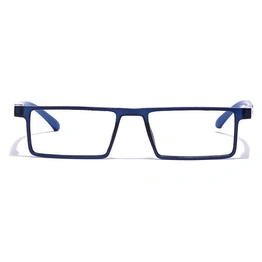 GRAVIATE by Coolwinks E20B7076 Matte Blue Full Frame Rectangle Eyeglasses for Men and Women