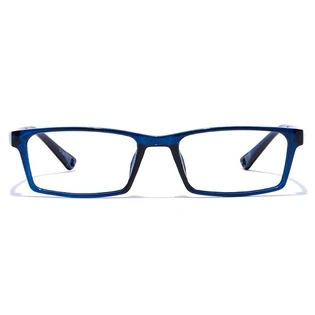 GRAVIATE by Coolwinks E20B7365 Glossy Blue Full Frame Rectangle Eyeglasses for Men and Women