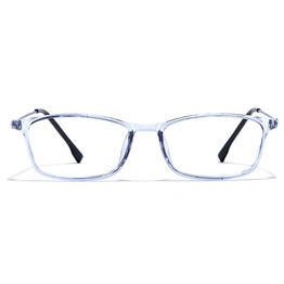 GRAVIATE by Coolwinks E20B7443 Glossy Blue Full Frame Rectangle Eyeglasses for Men and Women