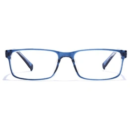 GRAVIATE by Coolwinks E20B7497 Glossy Blue Full Frame Rectangle Eyeglasses for Men and Women