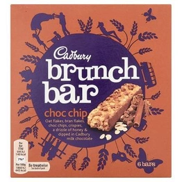 Cadbury Brunch Bar Choc Chip - 6 Bars!