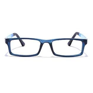 GRAVIATE by Coolwinks E20B7635 Glossy Blue Full Frame Rectangle Eyeglasses for Men and Women