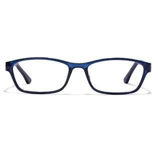 GRAVIATE by Coolwinks E20B7640 Glossy Blue Full Frame Rectangle Eyeglasses for Men and Women