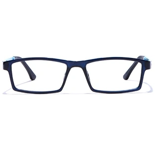 GRAVIATE by Coolwinks E20B7647 Glossy Blue Full Frame Rectangle Eyeglasses for Men and Women