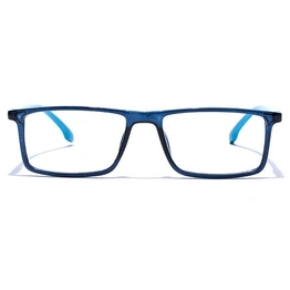 GRAVIATE by Coolwinks E20B7701 Glossy Blue Full Frame Rectangle Eyeglasses for Men and Women