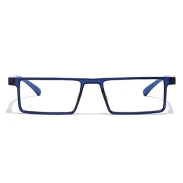 GRAVIATE by Coolwinks E20C7064 Matte Blue Full Frame Rectangle Eyeglasses for Men and Women