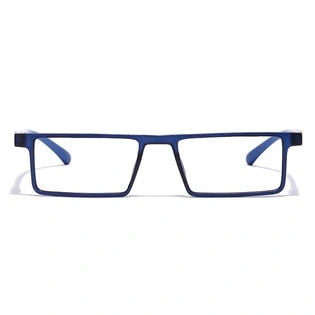 GRAVIATE by Coolwinks E20C7064 Matte Blue Full Frame Rectangle Eyeglasses for Men and Women