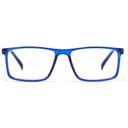 GRAVIATE by Coolwinks E20C7357 Glossy Blue Full Frame Rectangle Eyeglasses for Men and Women