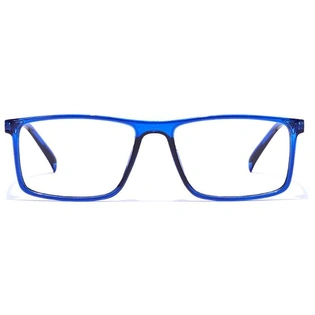 GRAVIATE by Coolwinks E20C7357 Glossy Blue Full Frame Rectangle Eyeglasses for Men and Women