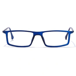 GRAVIATE by Coolwinks E20C7413 Matte Blue Full Frame Rectangle Eyeglasses for Men and Women