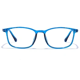 GRAVIATE by Coolwinks E20C7515 Glossy Blue Full Frame Rectangle Eyeglasses for Men and Women