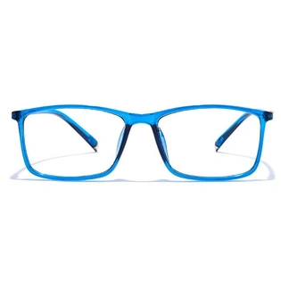 GRAVIATE by Coolwinks E20C7542 Glossy Blue Full Frame Rectangle Eyeglasses for Men and Women