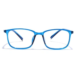 GRAVIATE by Coolwinks E20C7543 Glossy Blue Full Frame Rectangle Eyeglasses for Men and Women