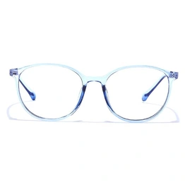 GRAVIATE by Coolwinks E20A7289 Glossy Blue Full Frame Round Eyeglasses for Men and Women