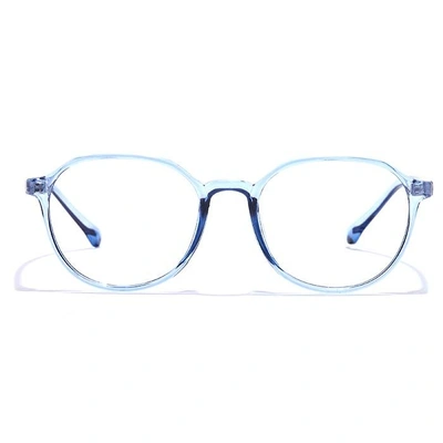 GRAVIATE by Coolwinks E20A7294 Glossy Blue Full Frame Round Eyeglasses for Men and Women