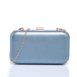 REENA CLUTCH MEDIUM (E) METALLIC BLUE_1