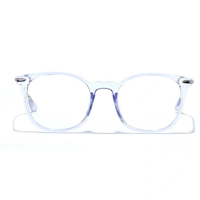 GRAVIATE by Coolwinks E20A7562 Glossy Blue Full Frame Round Eyeglasses for Men and Women