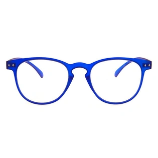 GRAVIATE by Coolwinks E20C4047 Matte Blue Full Frame Round Computer Glasses for Men and Women