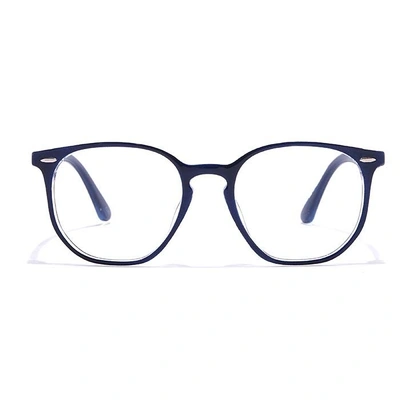 GRAVIATE by Coolwinks E20C6943 Glossy Blue Full Frame Round Eyeglasses for Men and Women