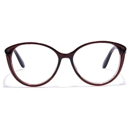 GRAVIATE by Coolwinks E15C7253 Glossy Brown Full Frame Cateye Eyeglasses for Women