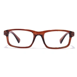 GRAVIATE by Coolwinks E15B7136 Glossy Brown Full Frame Rectangle Eyeglasses for Kids